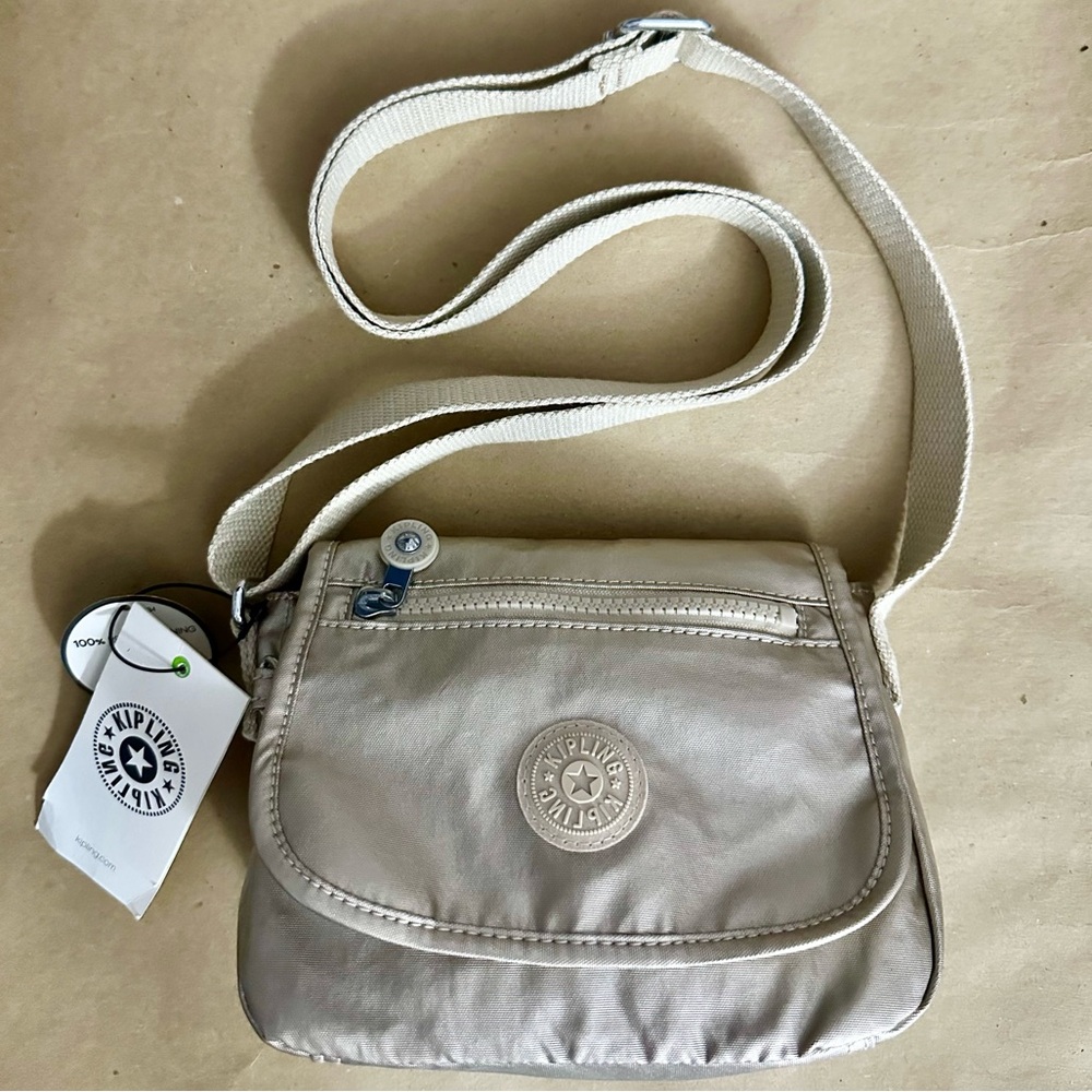 NWT - Kipling Sabian Mini Crossbody Bag Gold